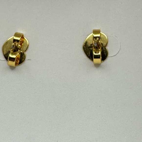 $59 MSRP Kate Spade “ Lock & Spade” Stud Earrings Gold Tone New With Tag & Box - Picture 17 of 17